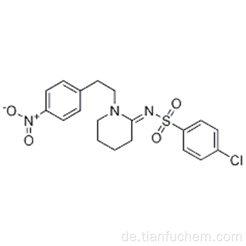 Benzolsulfonamid, 4-Chlor-N- [1- [2- (4-nitrophenyl) ethyl] -2-piperidinyliden] - CAS 93101-02-1